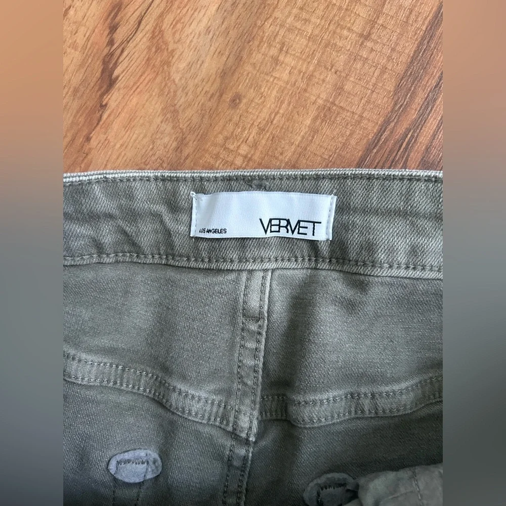 Vervet Lindsey 90s Vintage Loose Fit Wide Leg Stretch Cargo Pant Womens Size 29 - Picture 10 of 14